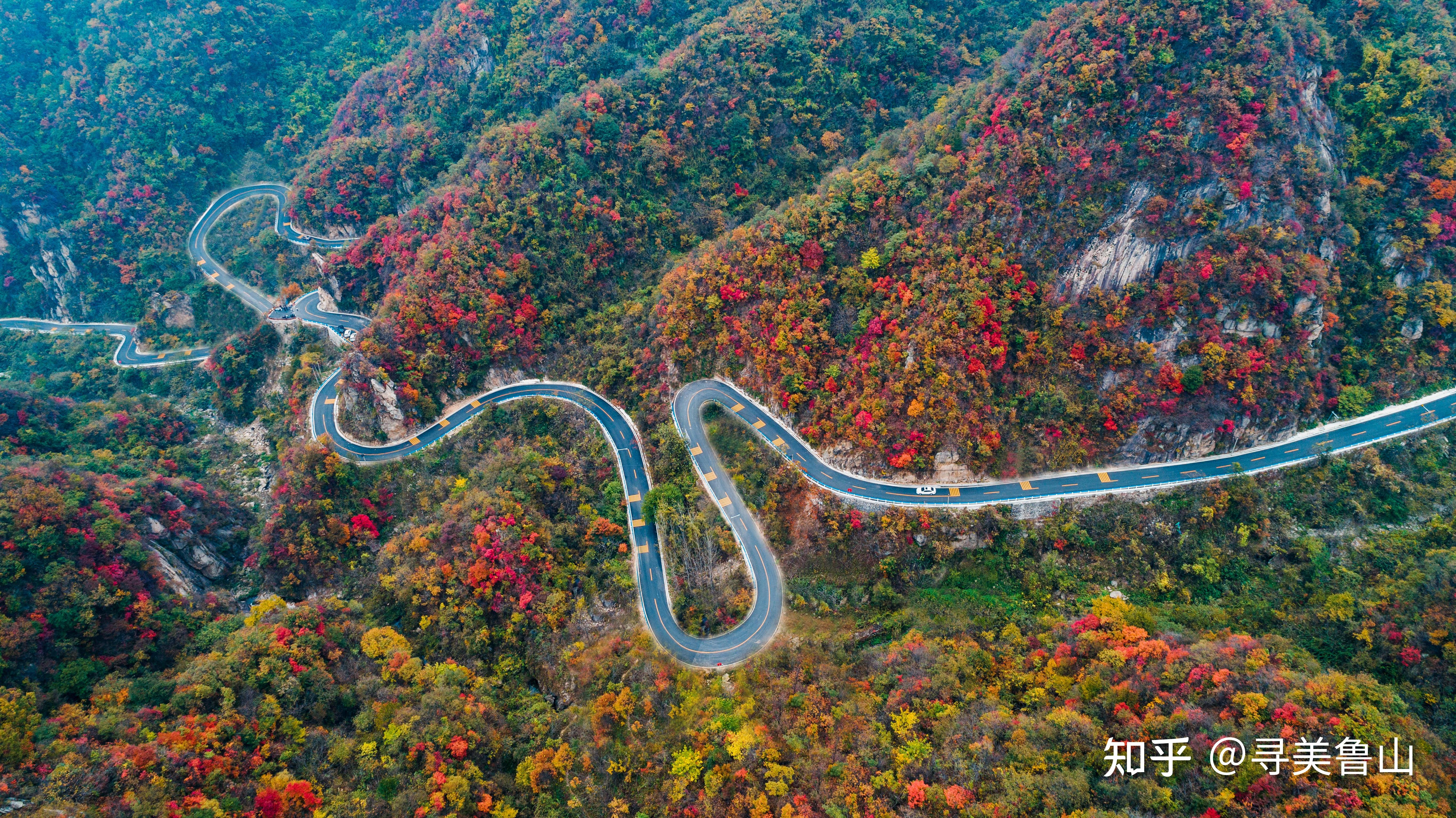 河南鲁山最美国省干线公路
