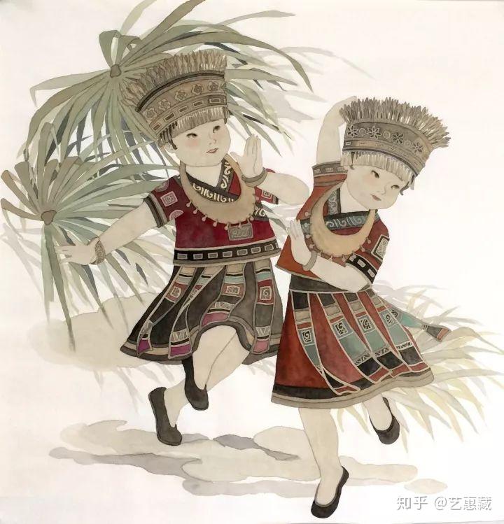 艺惠藏金格格丨才华馥比仙人美画也美