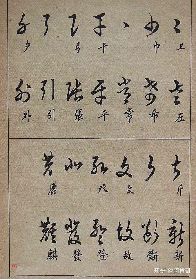 如何解决书法练习中行草的识字问题