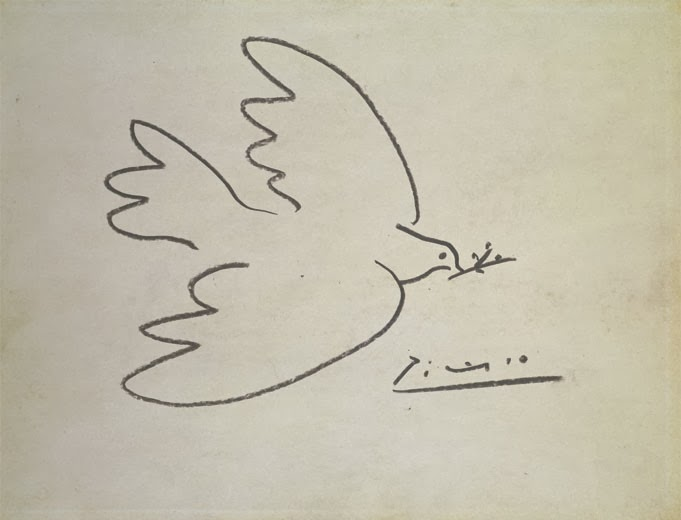 毕加索的和平鸽介绍图片