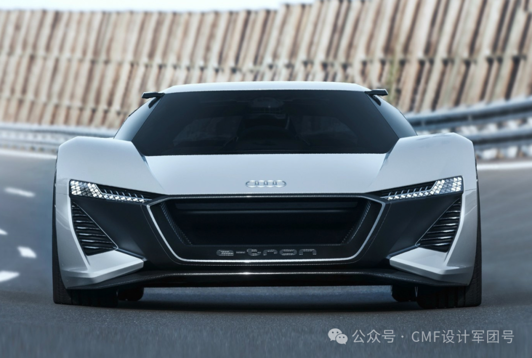 奥迪pb18 e-tron奥迪aicon奥迪rs e-tron gt尾部回到车身侧面,整体