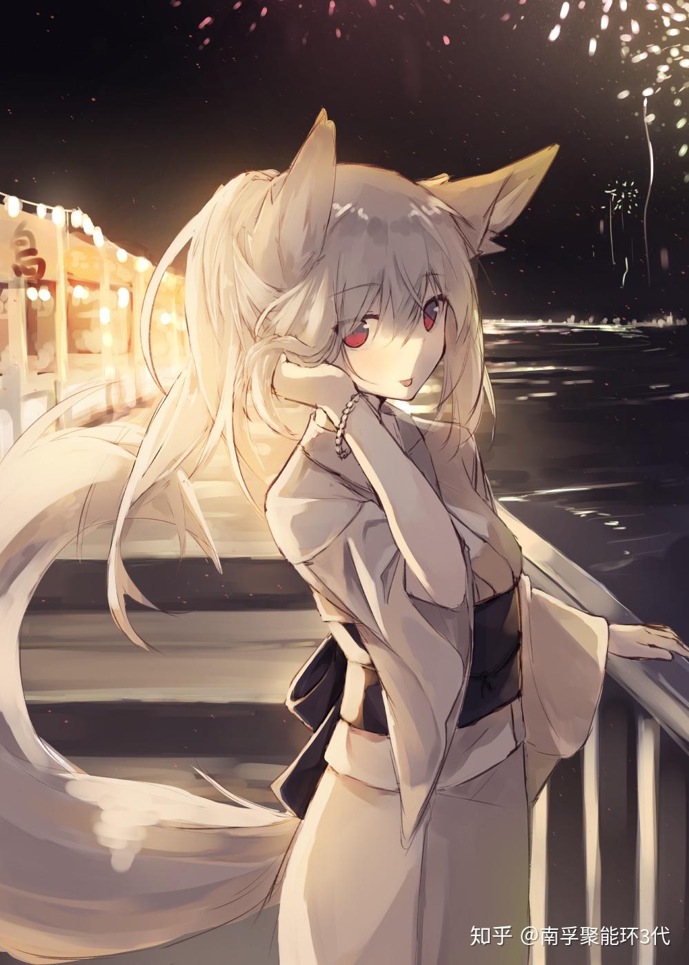 p站美图人均白毛控白发美少女壁纸特辑