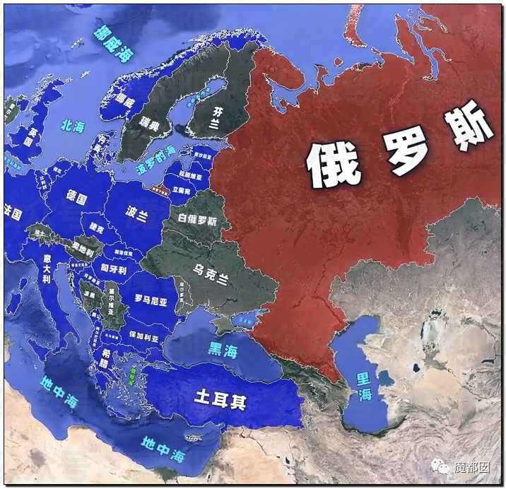 俄国乌克兰地理位置图片