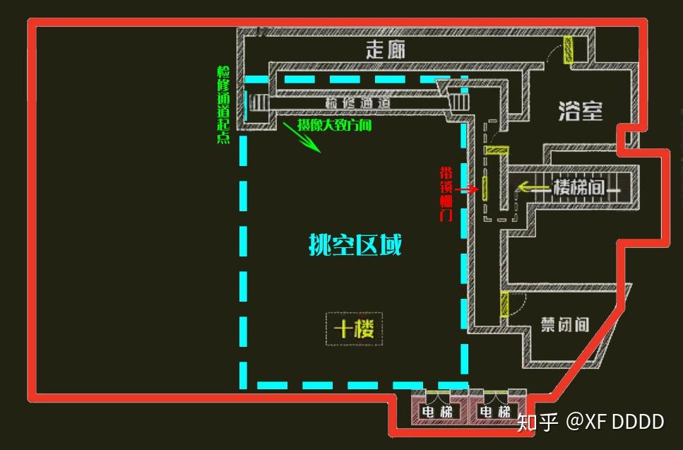 密室大逃脱两季密室平面图密逃大厦各层猜想图集合