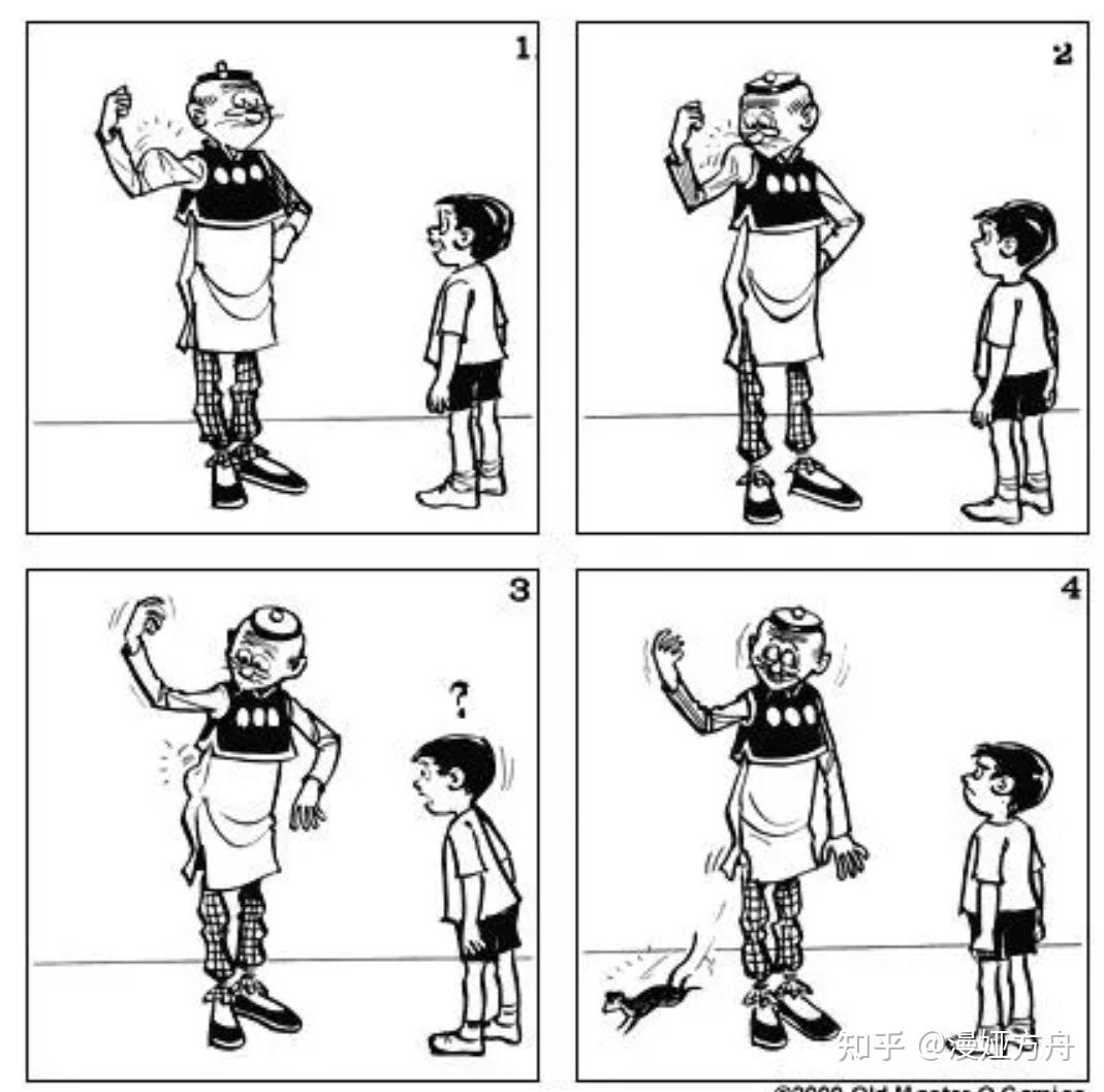 四格漫画: 高精尖的小作文 - 知乎