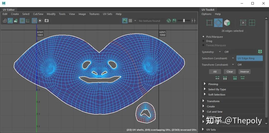 Maya丨实用的UV技巧 - 知乎