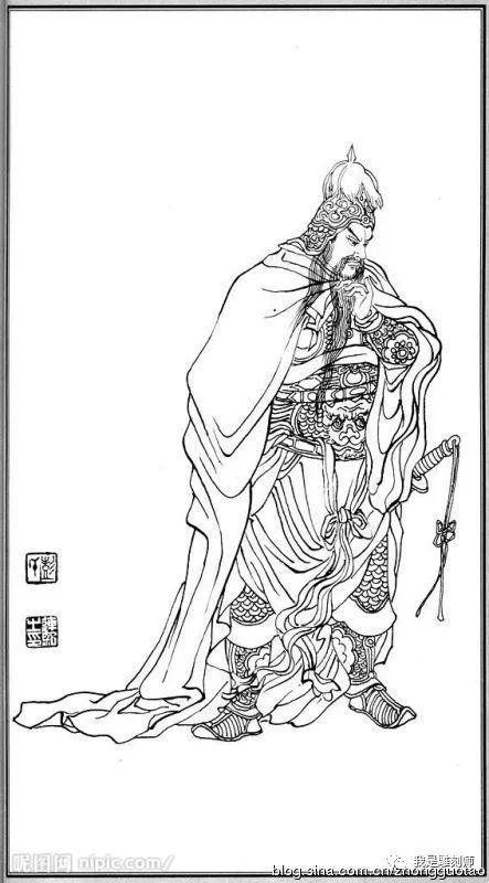 我是雕刻师美术雕刻素材:白描神仙图谱