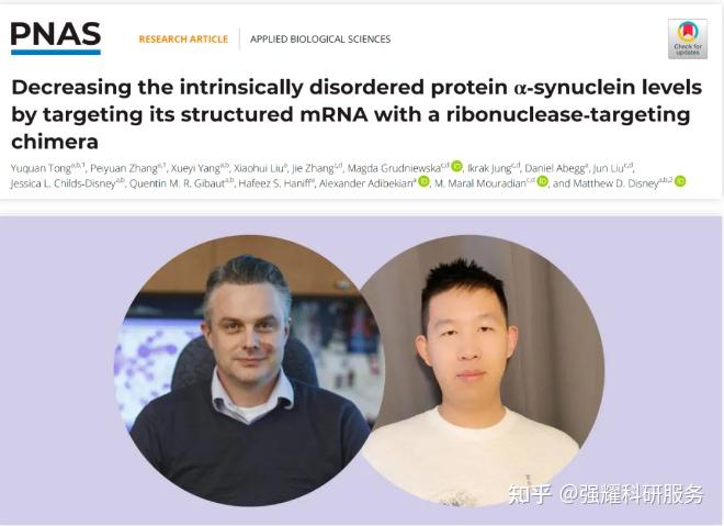 Disney Ribotac 利用RIBOTAC技术靶向不可成药蛋白的mRNA,童玉铨等开发帕金森病治疗新手段 - 知乎
