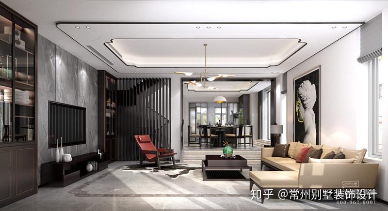 常州品清别墅装饰|新中式风格案例赏析 - 知乎