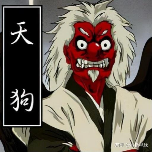 那就非天狗莫属了,无论是在百鬼夜行,亦或者任何有关日本鬼怪传说的