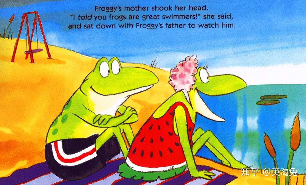 读绘本得高分froggylearnstoswim下青蛙也需要学游泳吗