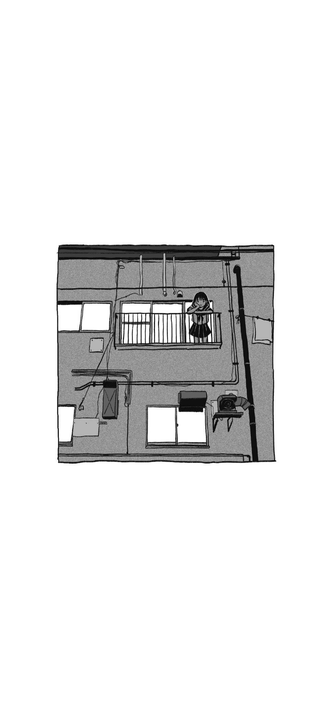 有没有什么比较丧的黑白壁纸