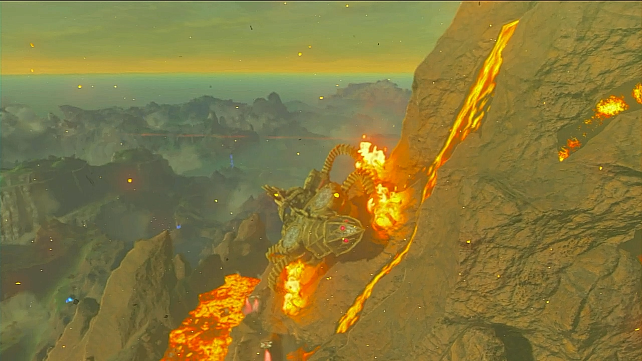 大可爱的游戏记录塞尔达传说旷野之息p75死亡火山镇压神兽