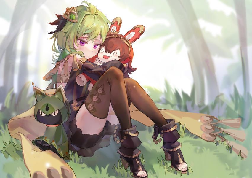 柯莱妹妹的长筒袜质感不错啊原神柯莱绝美壁纸特辑