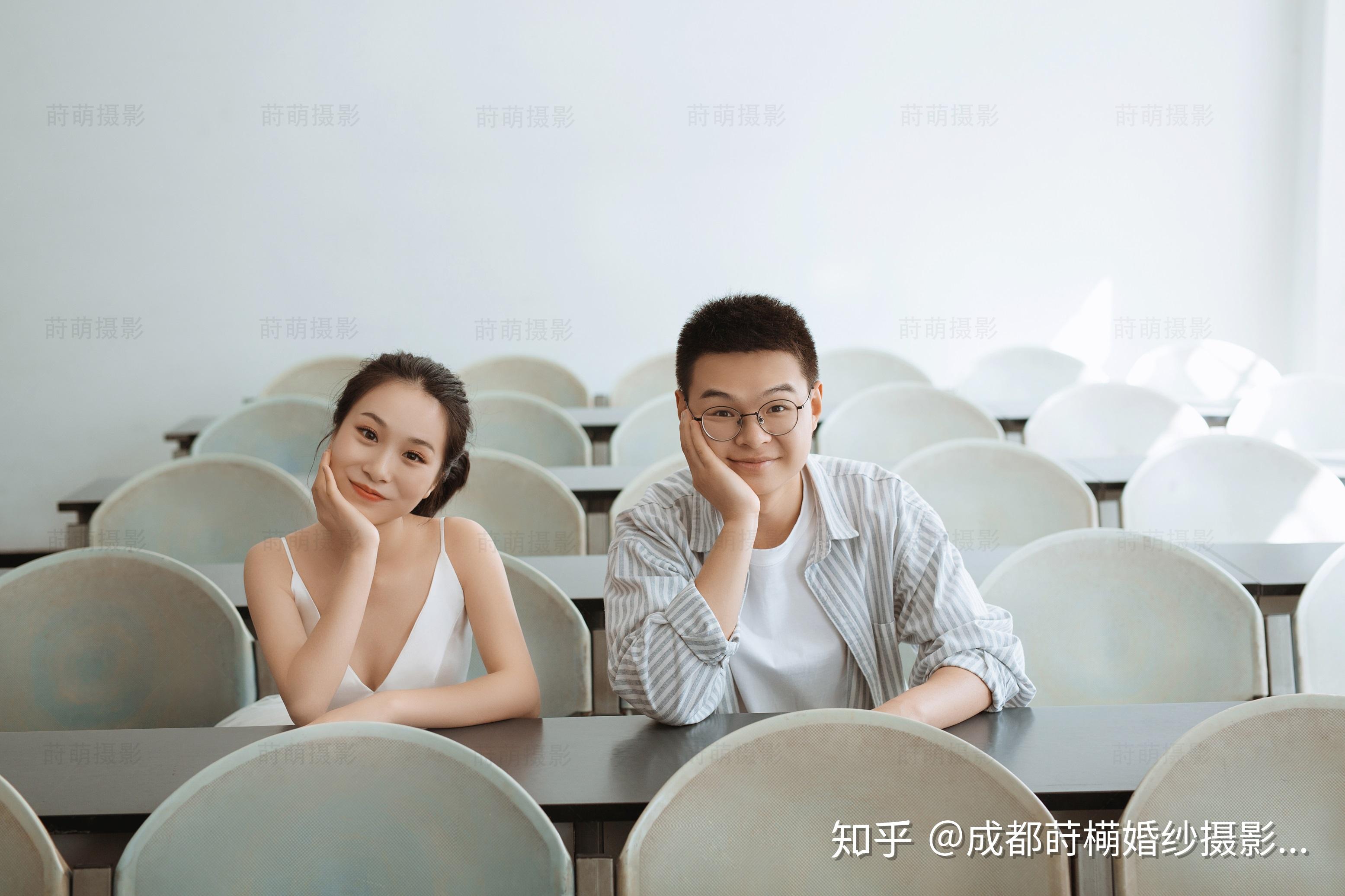 成都婚纱照小清新婚纱照美美学院风小清新校园风