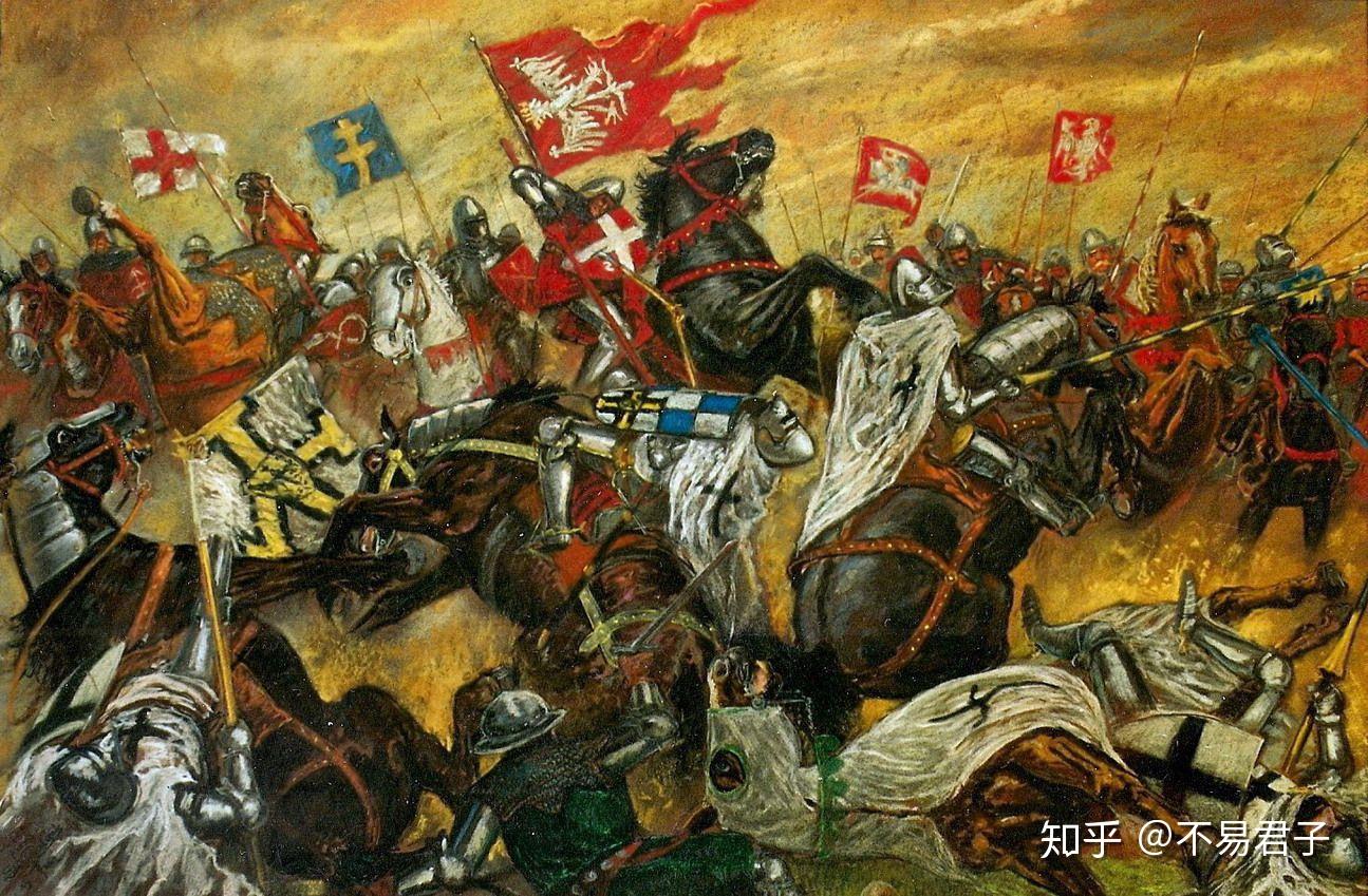 骑士团里希滕斯泰因率领下右翼发起进攻,重装的波兰翼骑兵冲锋非常