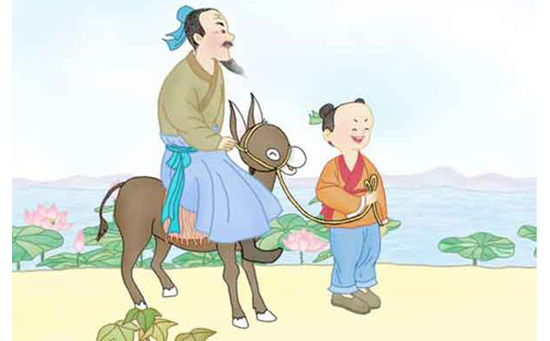 父子骑驴的故事(转载自网络,侵删)