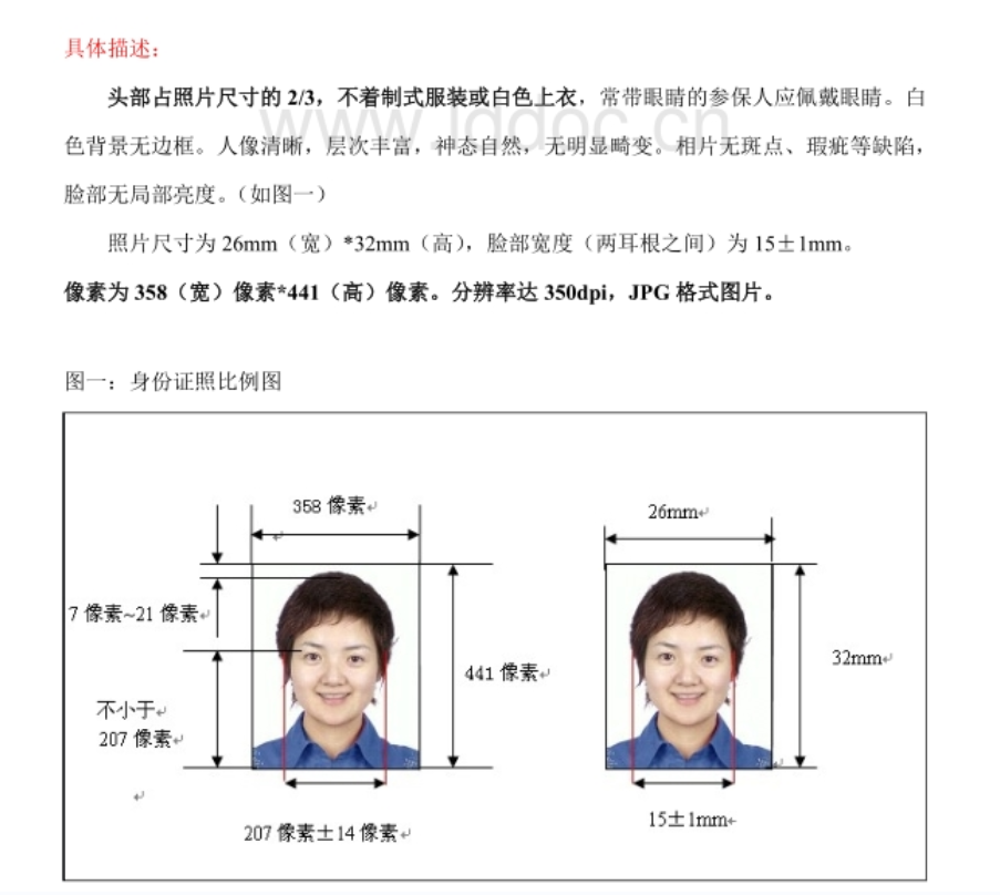 养老保险需要几寸照片图片