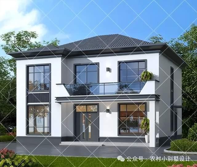 20万建现代风二层农村别墅,精选50款二层现代风农村自建房别墅 - 知乎
