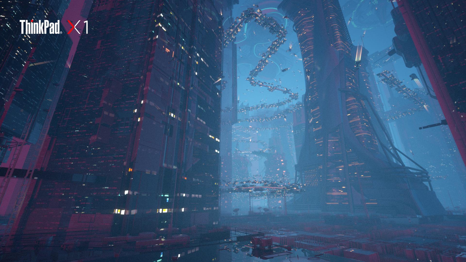 壁纸转载thinkpadx1隐士