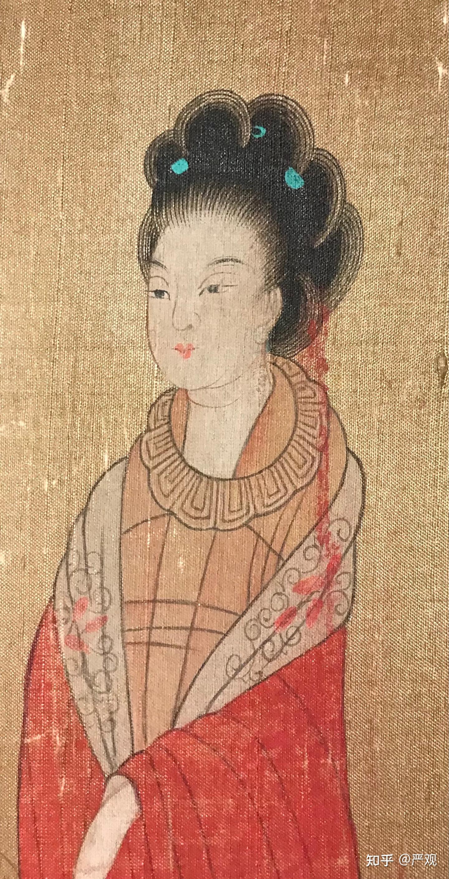 石破天惊，唐代周昉《籫花仕女图》真迹发现- 知乎
