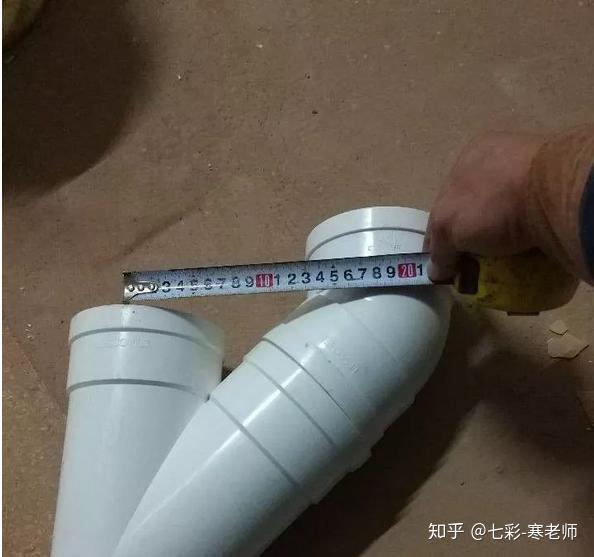 给水排水 来做排水45度弯还可以这么计算 知乎