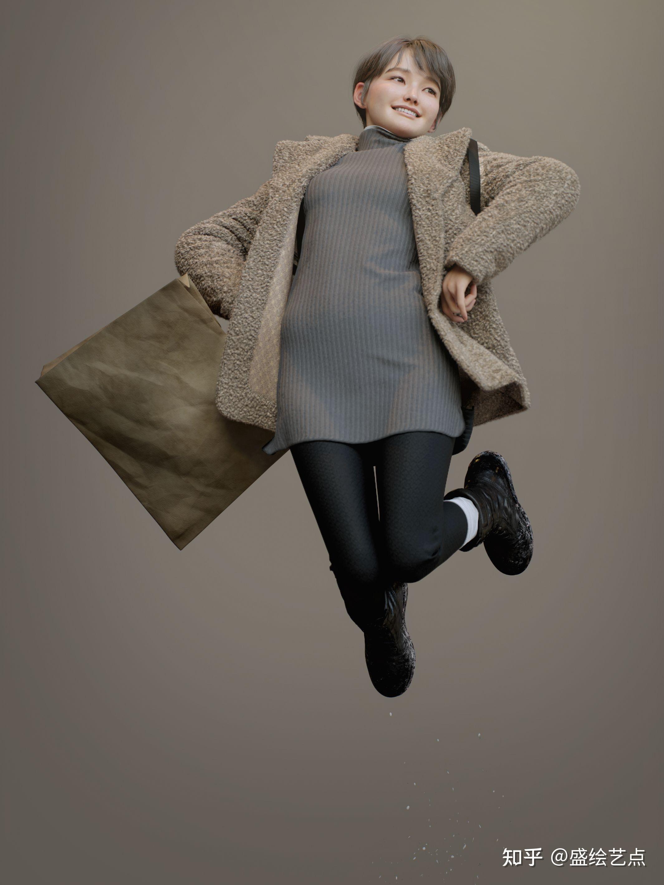 你见过哪些逼真的3d人物模型