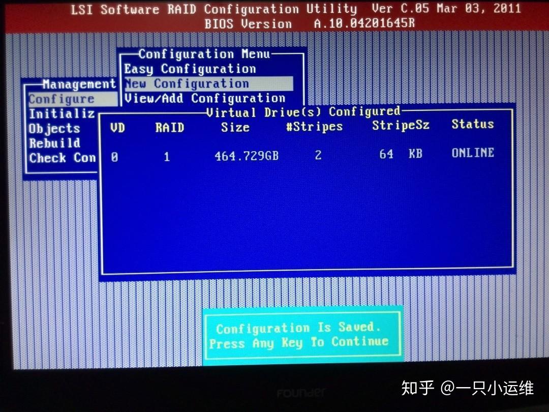 LSI RAID卡配置步骤 知乎