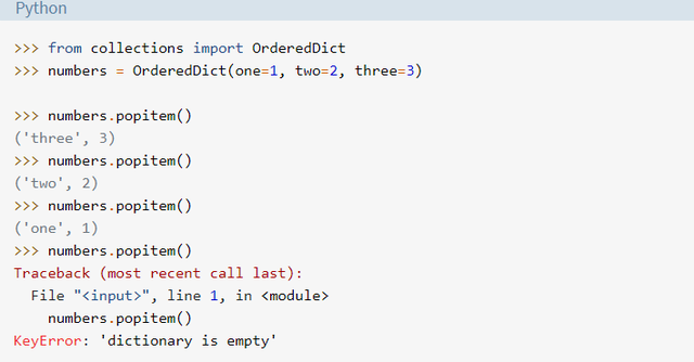 Python中的OrderedDict与dict：适合工作的工具--第三篇 - 知乎