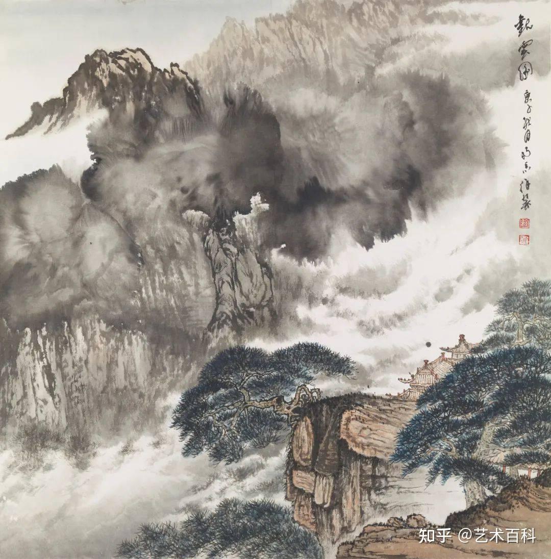 徐麓 《平湖霧起》▲徐麓 《寒雲》畢業於南京藝術學院,自幼隨父親