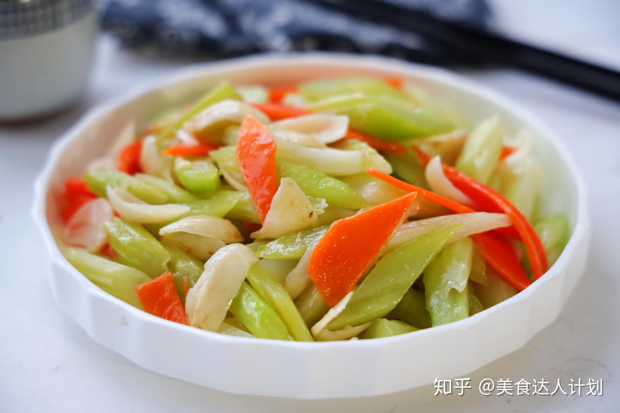 适合秋冬季节吃的一道素菜清香美味清口解油腻越吃越好吃