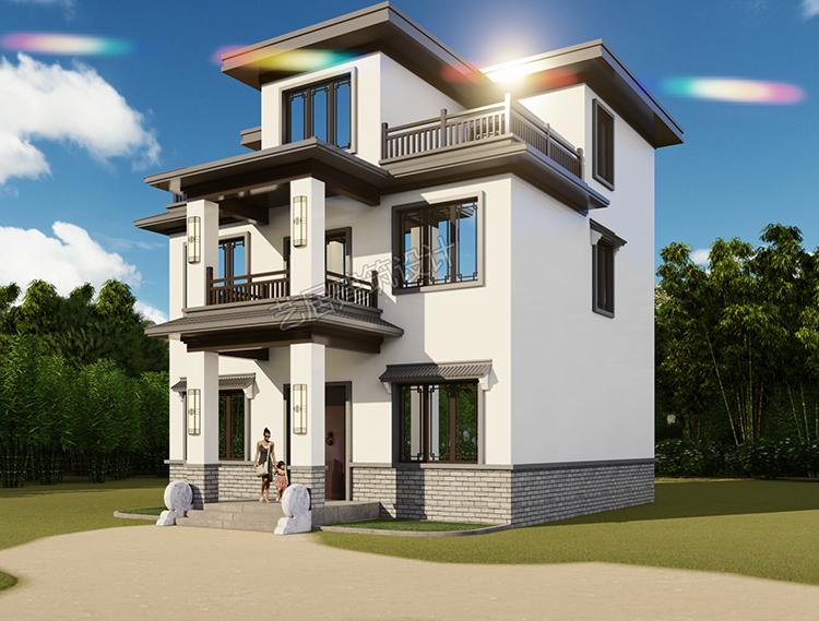 江西省南昌市进贤县三层欧式风格别墅设计方案