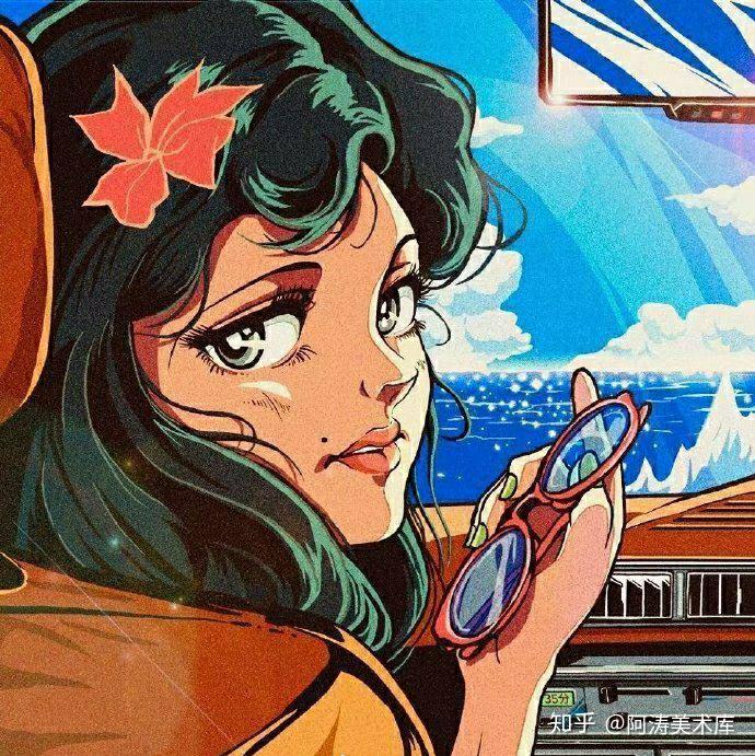 阿涛分享人物插画师amusement01