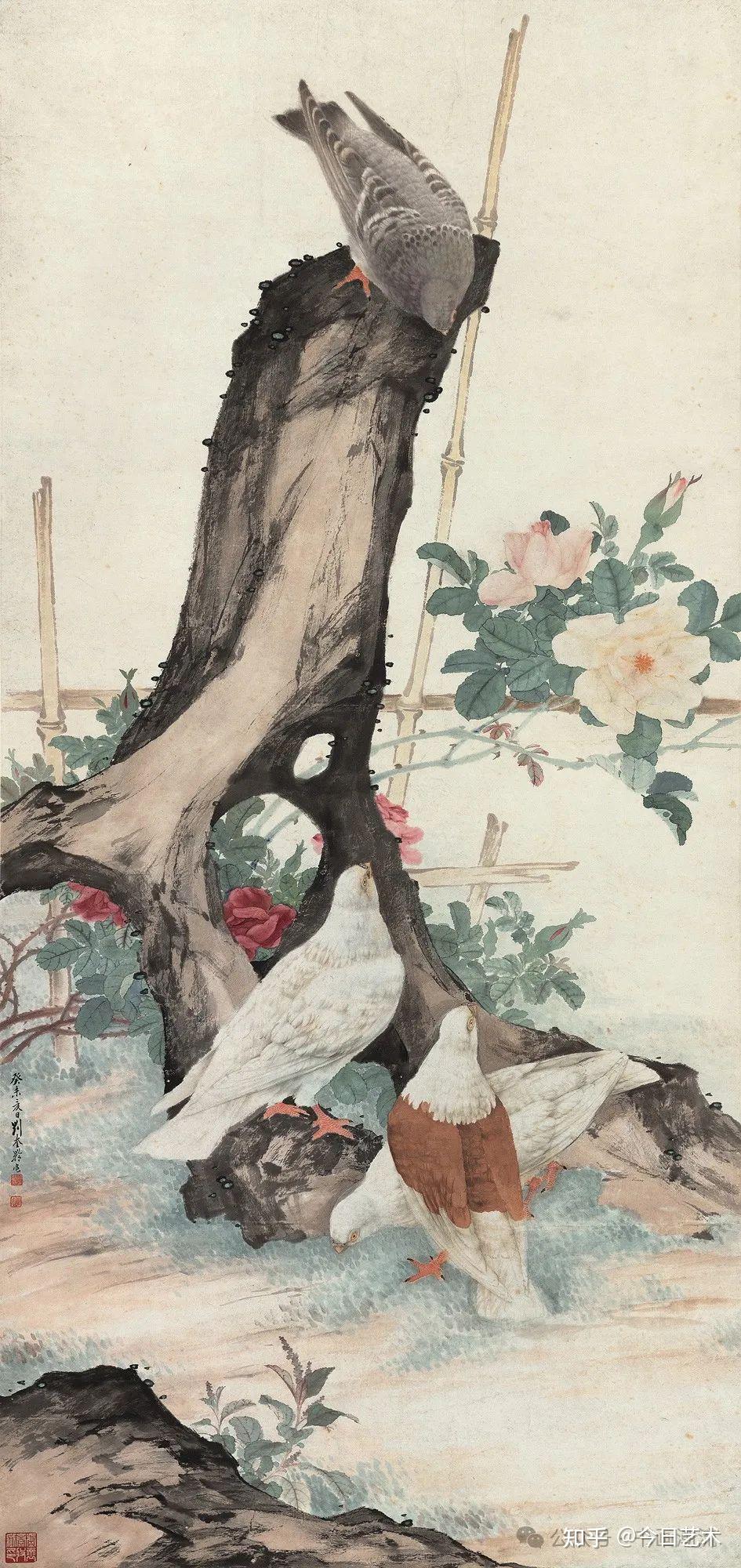 画家刘奎龄花鸟走兽画（40幅） - 知乎