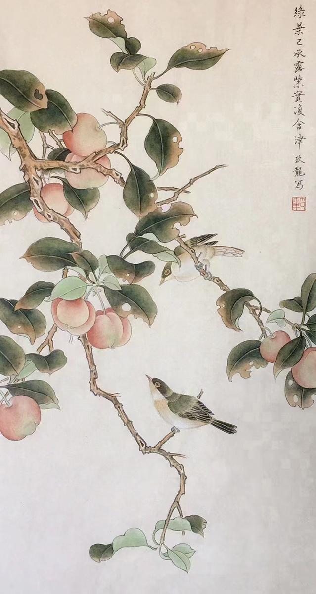 当代青年实力派画家范九龙 精品花鸟画作品欣赏