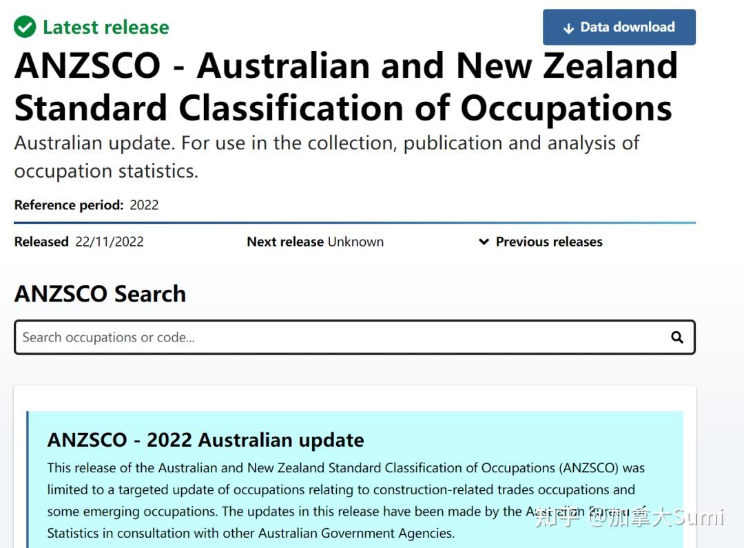 2022 ANZSCO 2022-anzsco