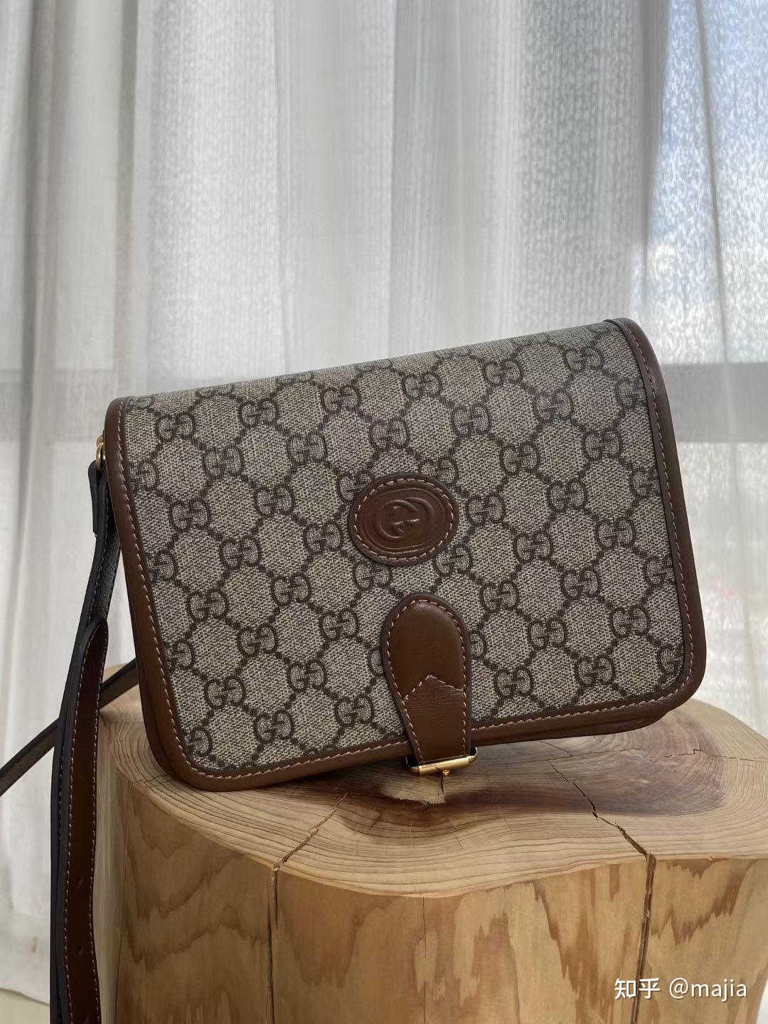 gucci老花风琴包