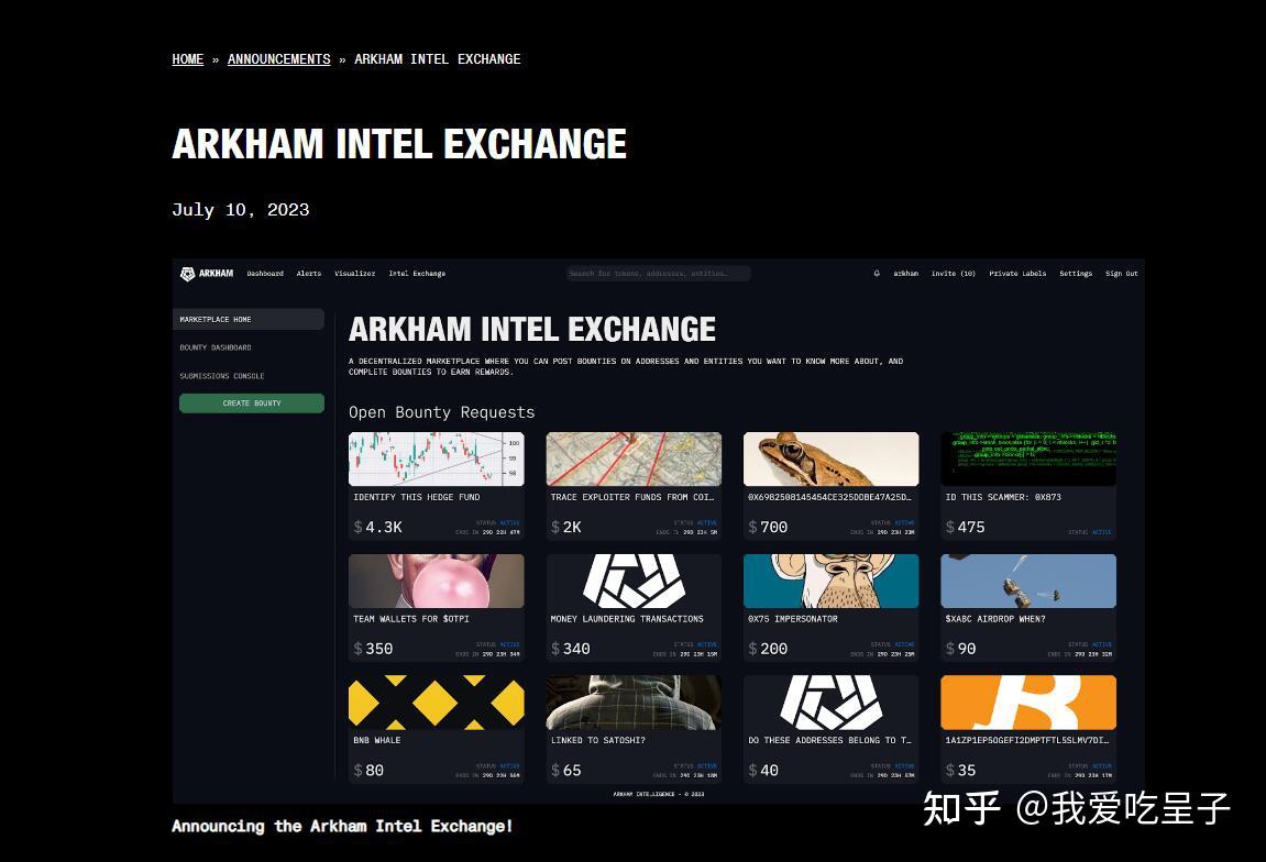 独家解读】币安Launchpad新项目Arkham：Intel to Earn是什么？ - 知乎