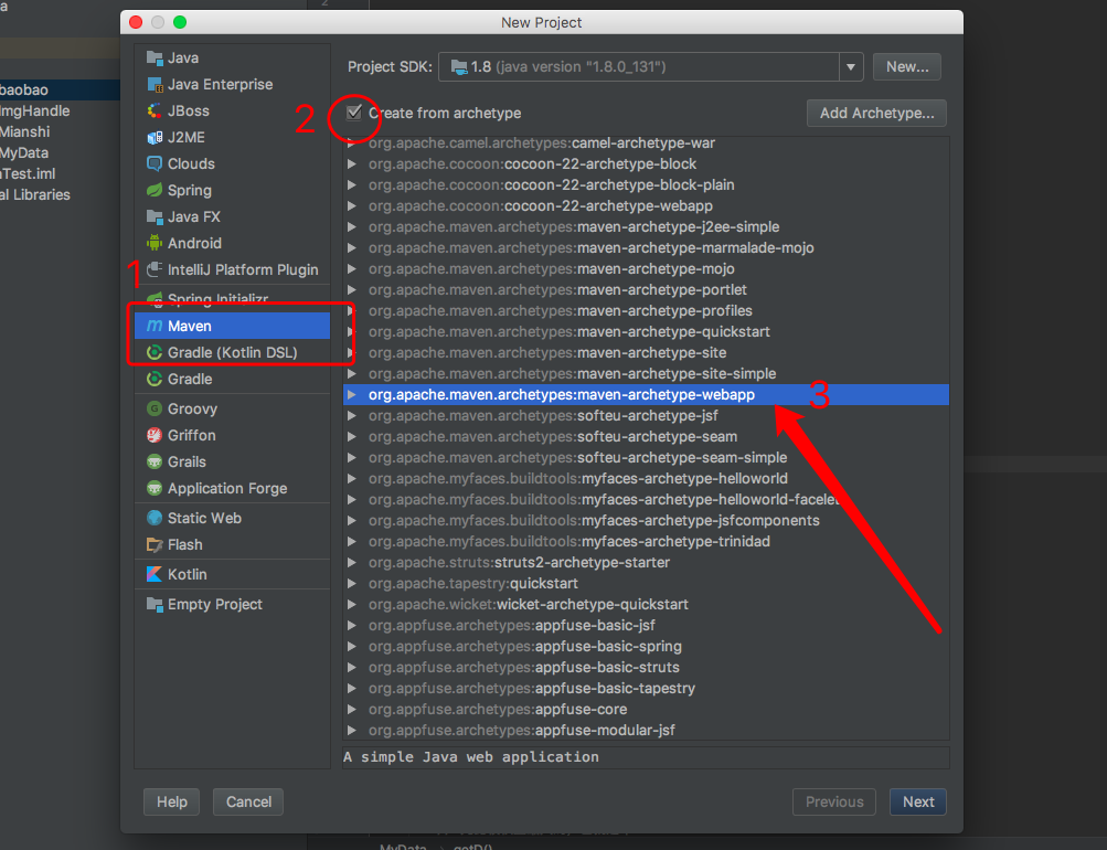 Mac idea maven webapp 