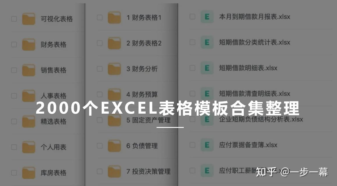 超漂亮的2000个Excel表格模板合集WPS通用附度娘下载 - 知乎