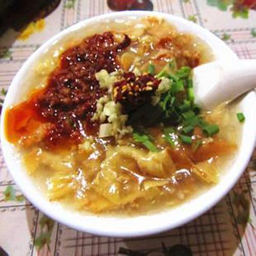 南涧美食热油粉的制作情怀