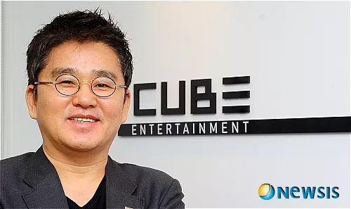 "过后,洪胜成离开了jyp,自立了cube娱乐