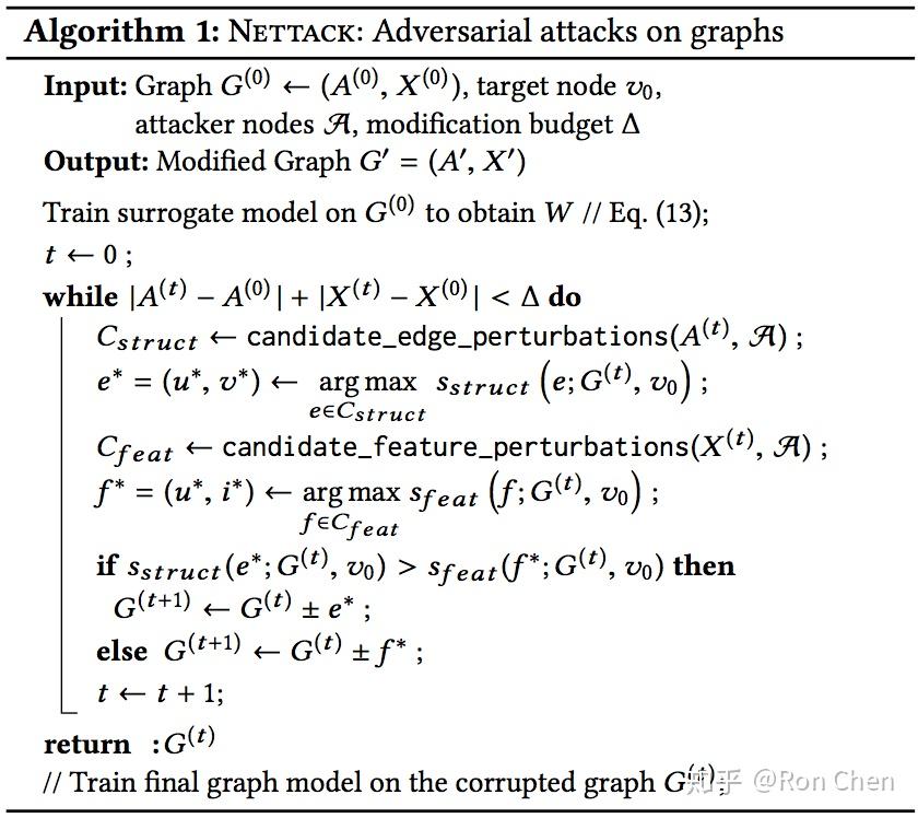 图对抗攻击 graph adversarial attack