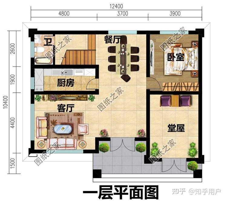 三間農村二層自建房設計大氣又實用現在建正合適