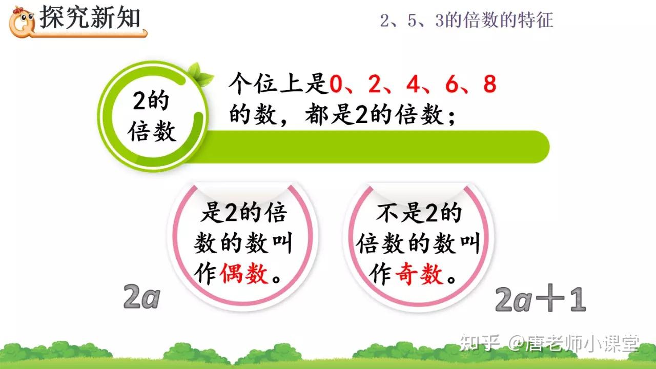 五年级数学2、5的倍数的特征重难点解析,掌握规律,提升学习效率 - 知乎