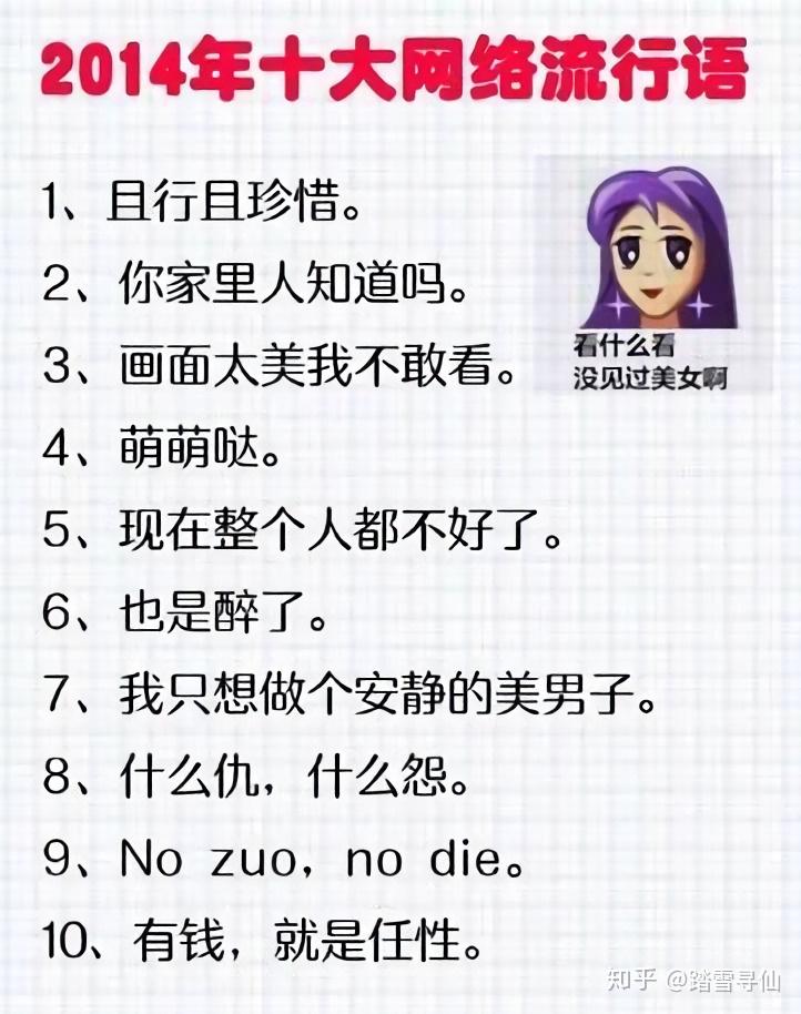 2007-2018十大网络流行语大盘点 - 知乎