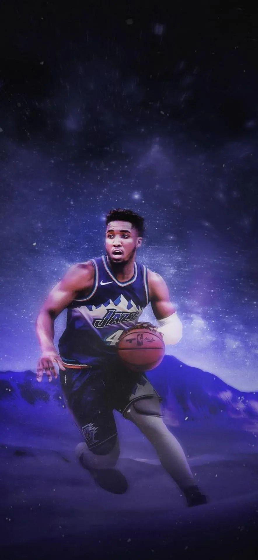 【篮球壁纸】|nba球星特效大图-还能这么帅