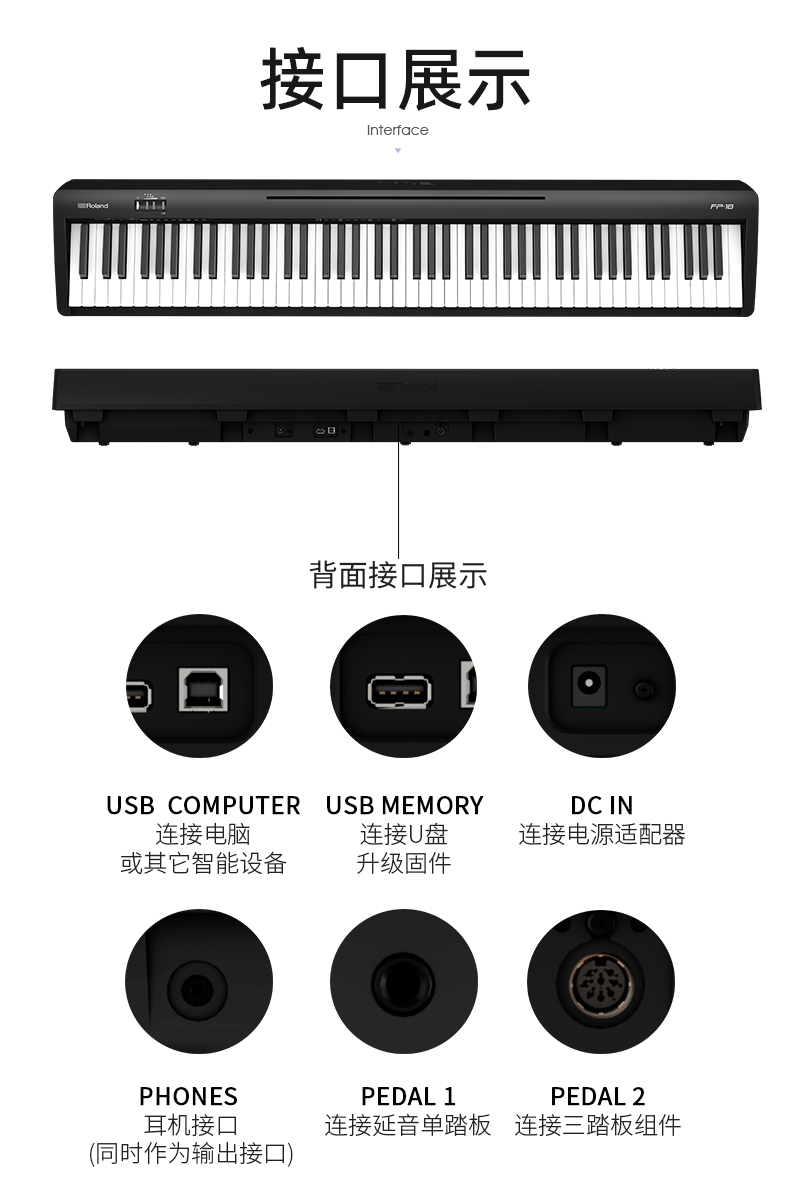 电钢琴踏板接口接线图图片