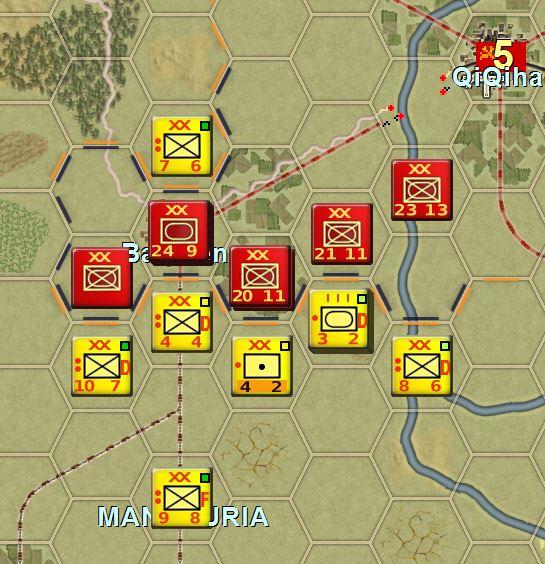 【兵棋推演】中国vs苏联,1969年8-9月