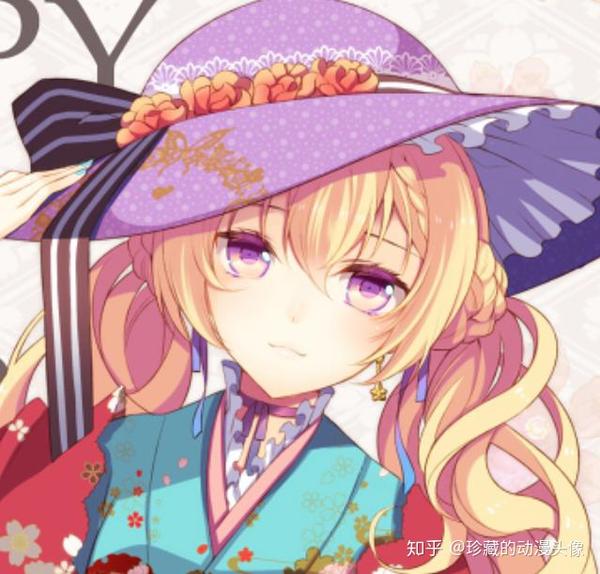 动漫女头像笑容甜美的和风少女人生最好的年华要好好把握